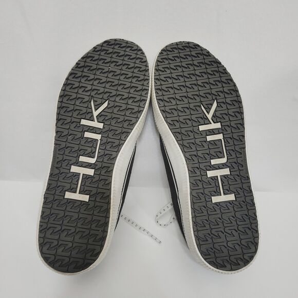 Huk Mania Performance Fishing Leather Sneakers Mens‎ Size 8.5 Lace Up Gray Shoes - Picture 6 of 7